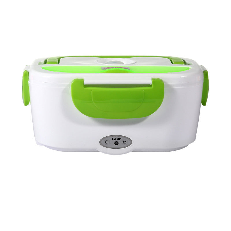 Lunchbox Chauffante 12V/220V en Acier Inoxydable - Avec Cuillère Intégrée