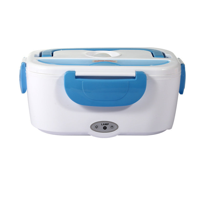 Lunchbox Chauffante 12V/220V en Acier Inoxydable - Avec Cuillère Intégrée