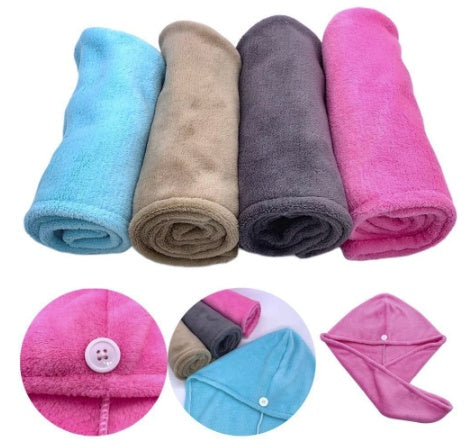 Serviette pour cheveux compacte et pratique
