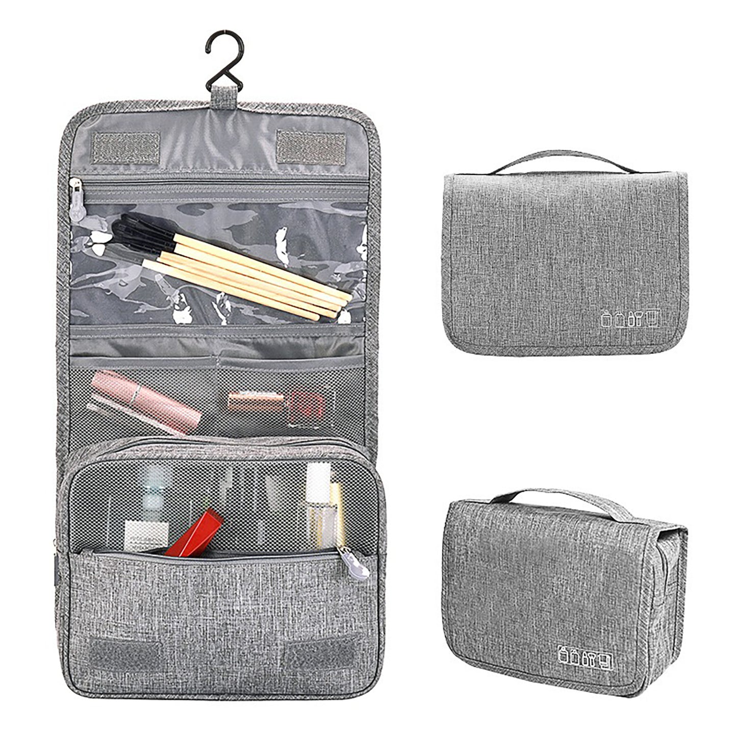 Trousse de toilette suspendue - Gardez vos affaires au sec et rangés sur la route